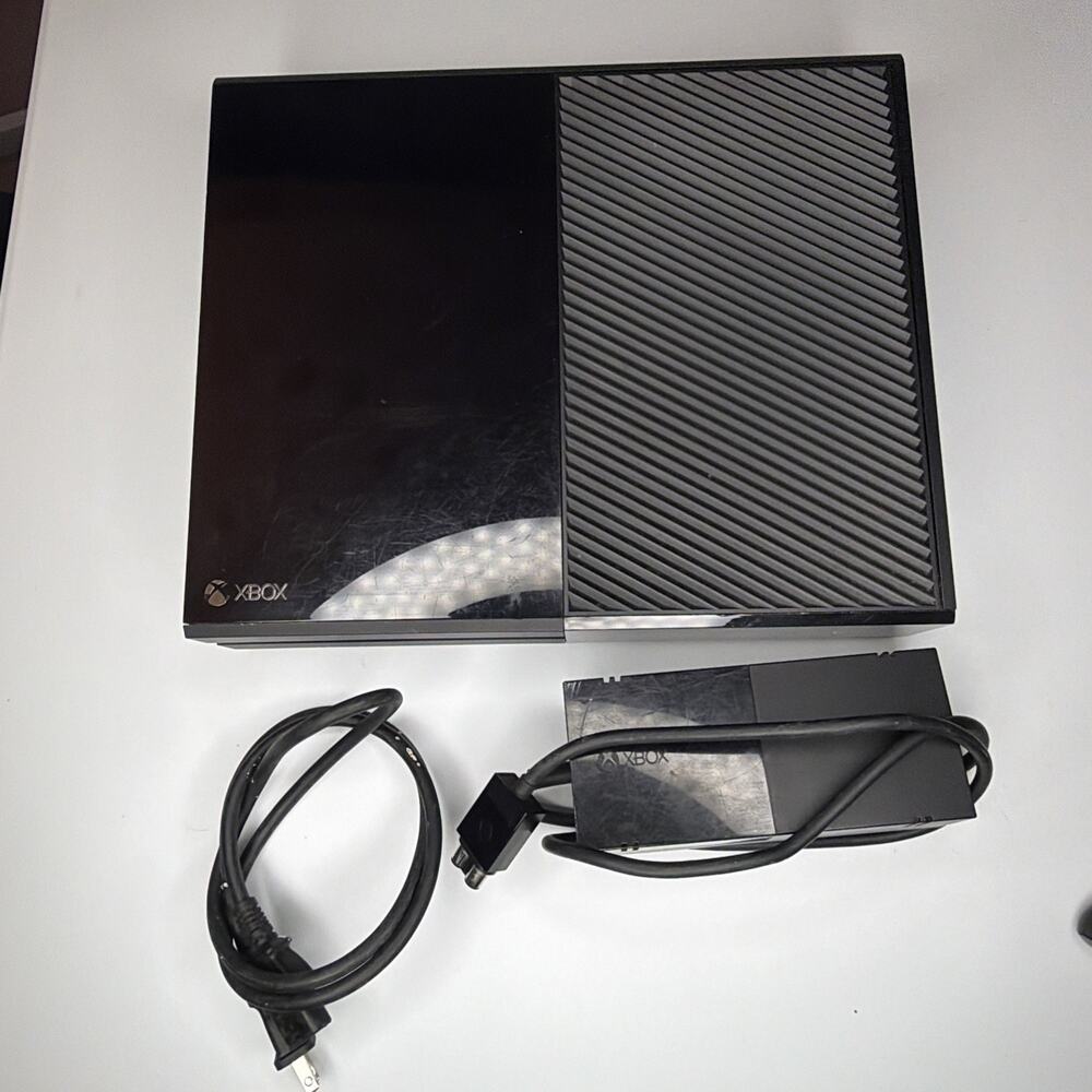 Microsoft Xbox One 500GB Console And Power Adapter Factory Reset WORKING